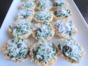 Creamed Spinach Phyllo Cups